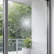 folie antiefractie aplicata pe geam pentru protectie