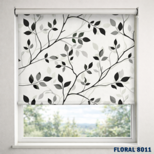 rulouri textile florale pentru ferestre rezidențiale