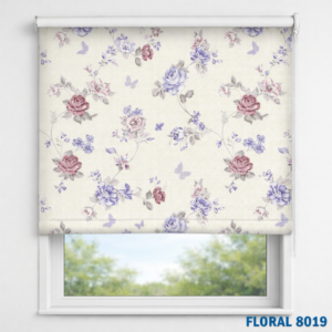 sistem de umbrire floral pentru ferestre moderne