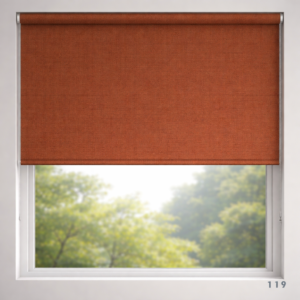 22-rolete-textile-teracota-interior.jpg rulouri textile teracotă pentru fereastră modernă