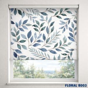 rolete florale cu design delicat pentru amenajări moderne